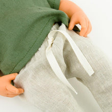 Load image into Gallery viewer, Boy Doll Linen Outfit - Green
